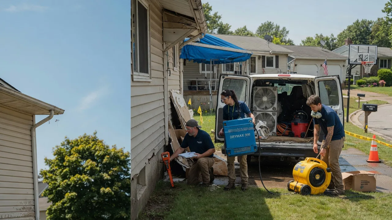 Ceiling Leak Cleanup in Loveland, OH near me